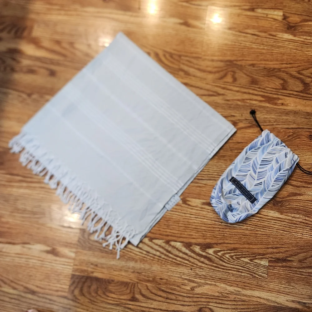 Bay Laurel Travel Bag With Beach Towel Turkish Cotton